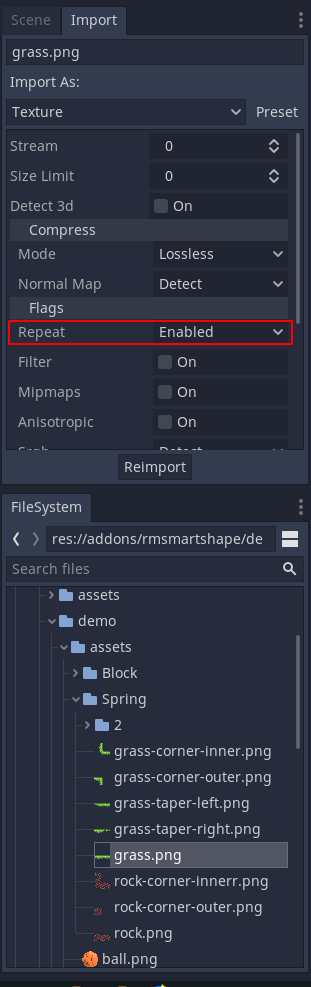 Import-Texture-Settings